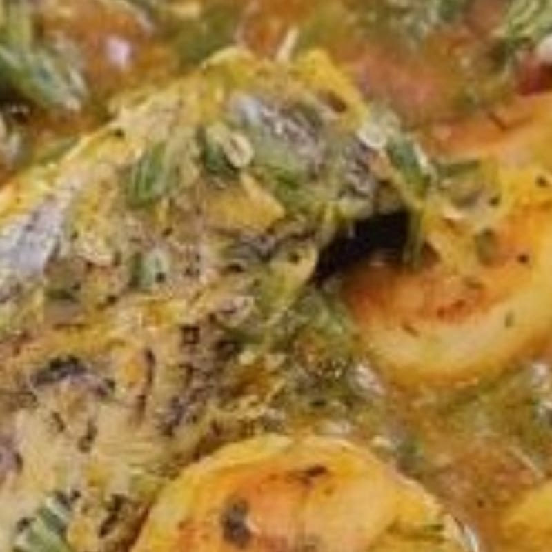 Seafood Okro Soup.