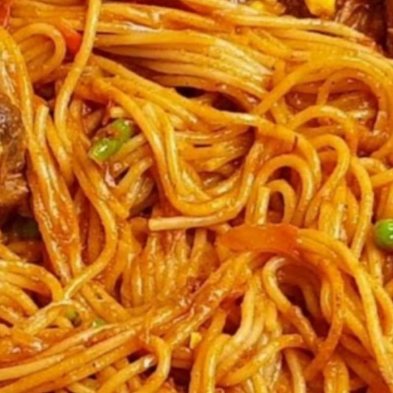 Spaghetti Jollof.