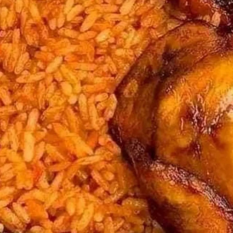 Delicious Jollof Rice Awaits