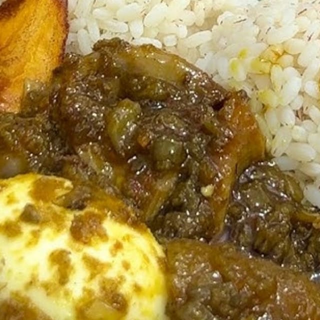 Ayamase & Rice.
